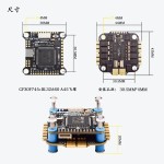 Hot Sales JHEMCU F745 Flight Controller Stack GF30F745-MPU Flight Controller BLHELI_32 45A / 60A 4in1 ESC 3-6S 30X30mm for FPV
